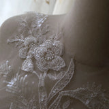 New luxury beaded embroidery lace