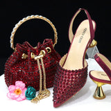 New Versatile Elegant Ladies Shoes And Bag Set