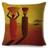 African Woman Home Decor Pillow Case