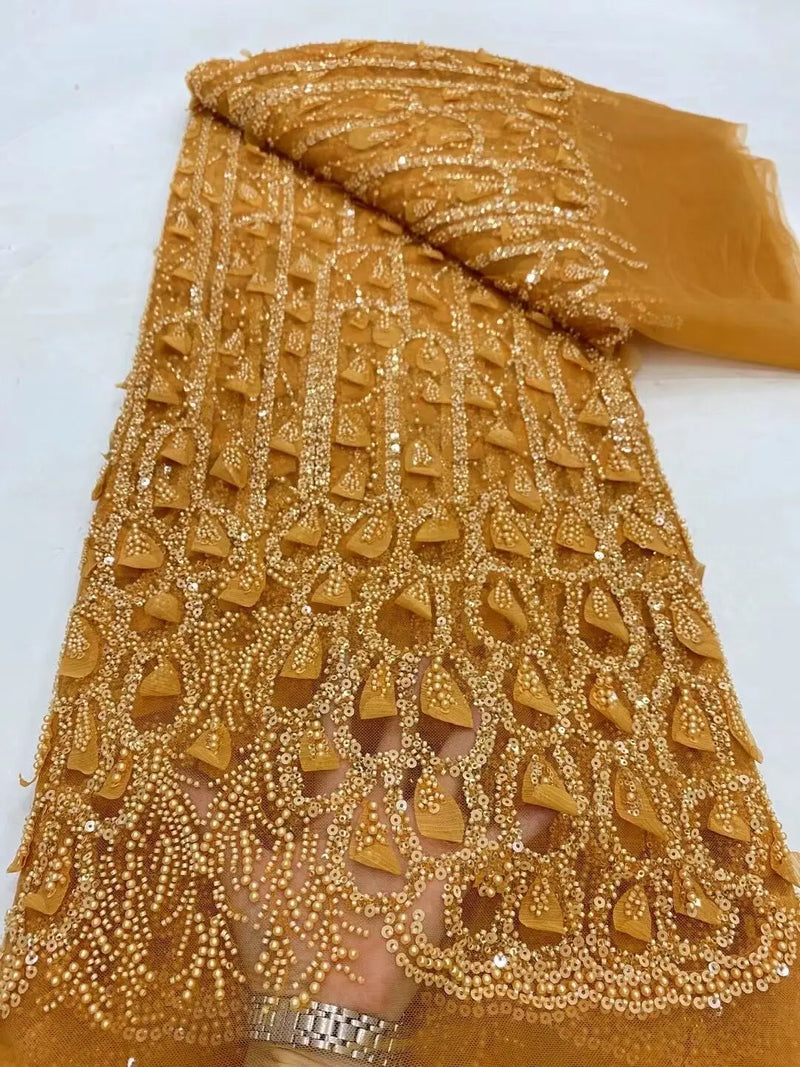 Nigerian Tulle Lace Fabrics