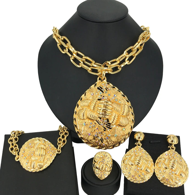 Hot Selling Brazilian Dubai Italian Gold Plated Jewelry