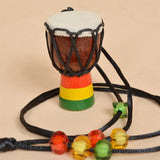 New Mini African Drum Wooden Necklace