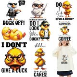 Interesting duck quotes Iron Patch Heat Transfer Printing  On Clothes