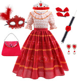 Kids Encanto Cosplay Princess Dress