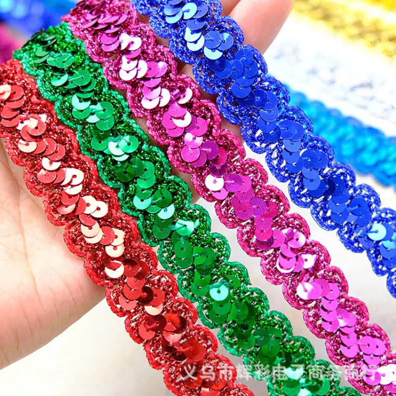 New S-shaped Bead Ribbon Ethnic Dance Costume Accessories