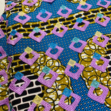 New Ankara 3D Embroidery African Wax Printed Cotton Fabric