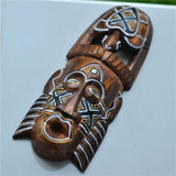 Thai solid wood carving African mask decoration