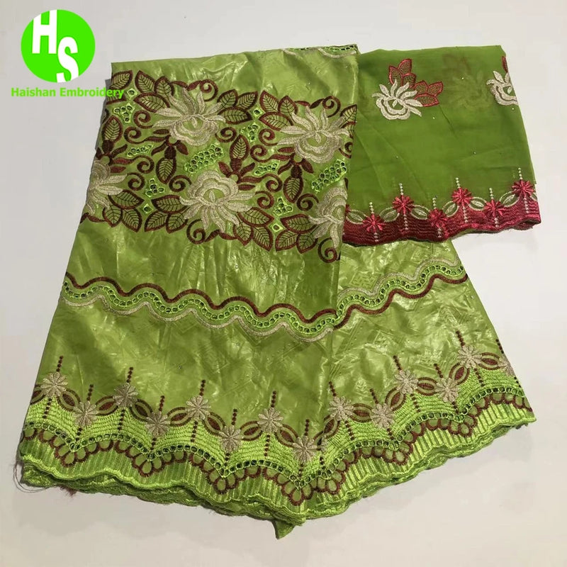 African Women High Quality Bazin Riche Brode Fabric