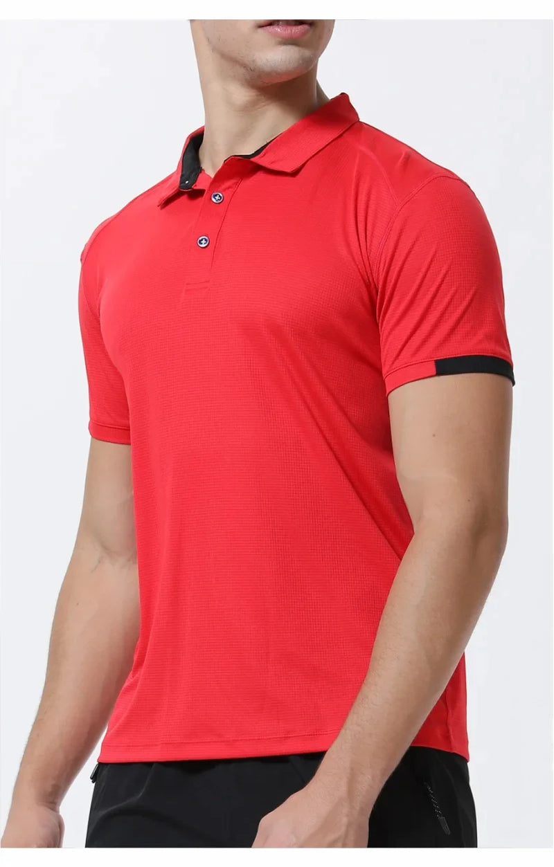 Summer Quick Drying Polos Printed Ice Cooling Shirt