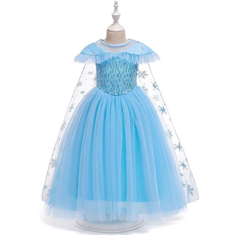 New Sequin Elsa Princess Dress