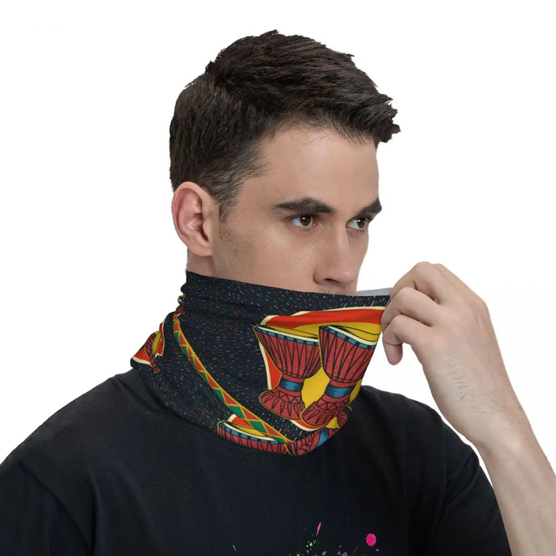 New Bandana African Ethnic Neck Gaiter Face Cover