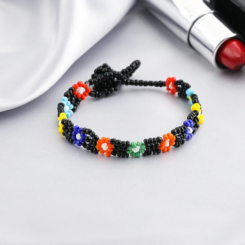 New Boho Ethnic Friendship Stretch Wide Bracelet