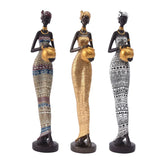 High quality resin Retro African Statue Art Ornaments