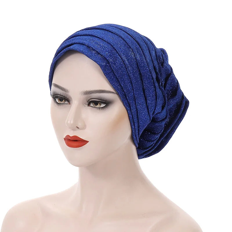 Women's Head Wraps Bonnet African Turban Cap