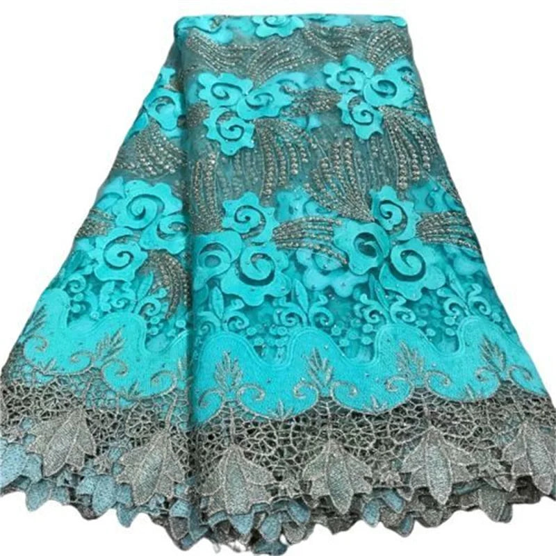 New African Nigerian Tulle Lace Fabric