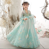 New Retro Chinese Hanfu Children's Girls' Dress