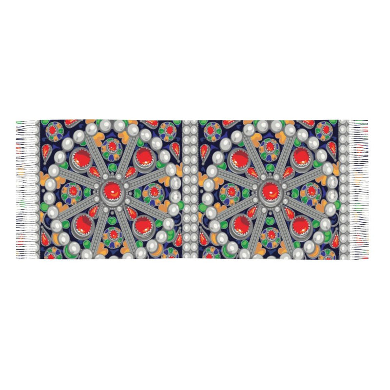 Amazigh Pride Tifinagh Patriotic Kabyle Scarf