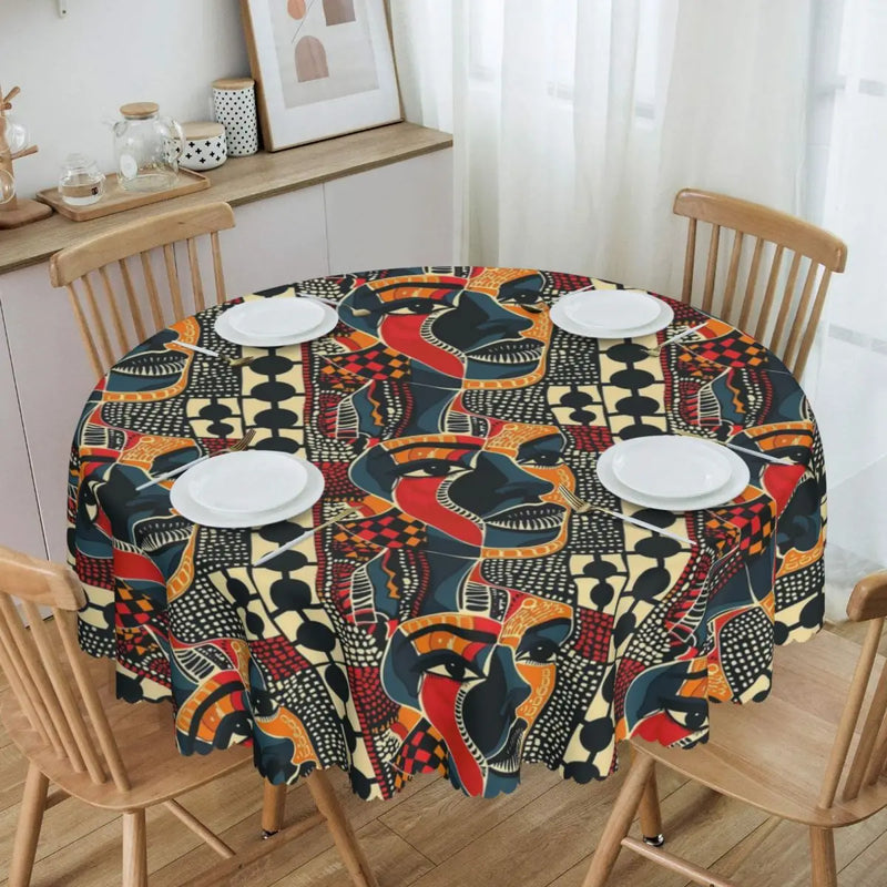 African Woman Life Culture Tablecloth