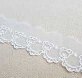 New Little Bear Cotton Mesh Embroidery Lace