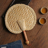 New Hand-Woven Straw Fan