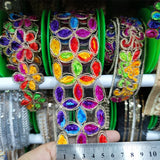 New Colorful Thread Sequins African Lace