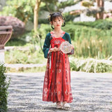 New Retro Chinese Hanfu Girls' Casual Dress