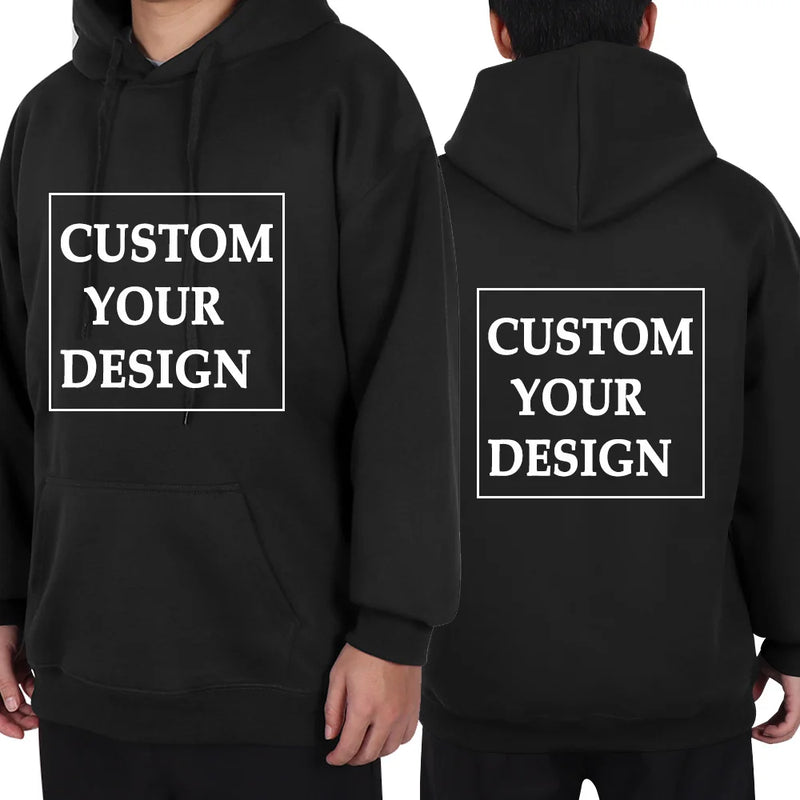 New Printed Text DIY Personalized Hoody Casual Clothing