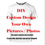 3D customized men's T-shirt