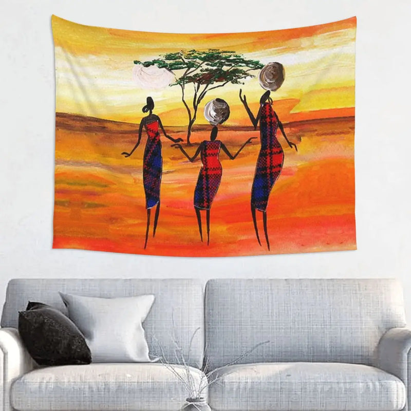 Custom Hippie Africa Life Tribal Style Tapestry Wall Hanging Room Decor