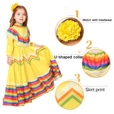 Child Girls Jalisco Traditional Guadalajara Mexican dress