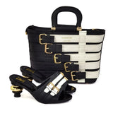 Summer Casual New Italian Women Shoes and Bag