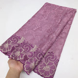 High Quality Lace Tissu Dentelle Cotton Lace Dubai Fabric