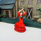 Spain 3D Resin Flamenco Dancer Ornaments Decoration