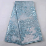 High Quality French Jacquard Lace Nigerian Brocade Jacquard Material Fabric