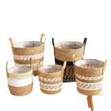 New Fancy Wicker Planter Basket