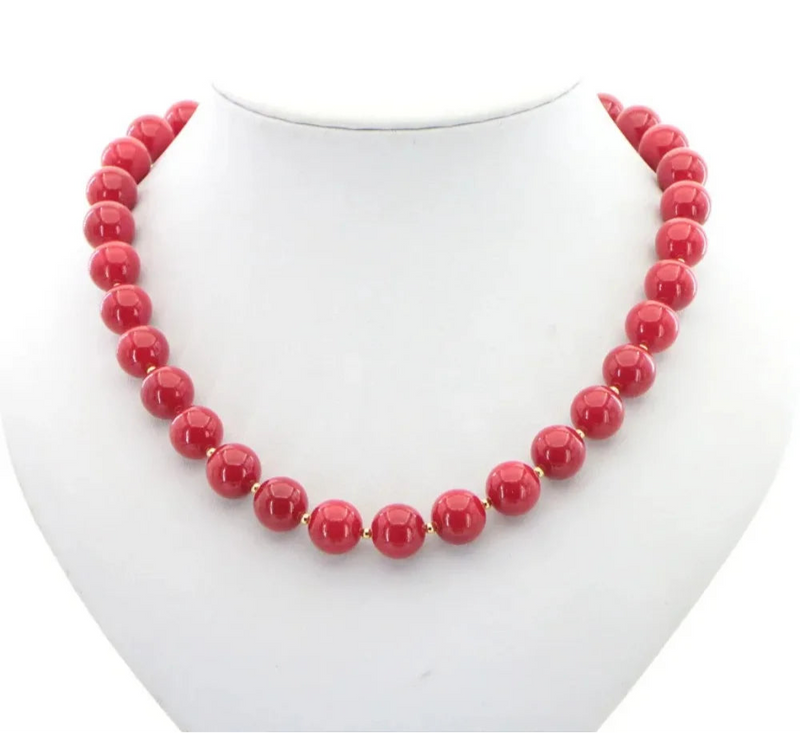 New Charming 5 Style Red Coral Beads Necklace