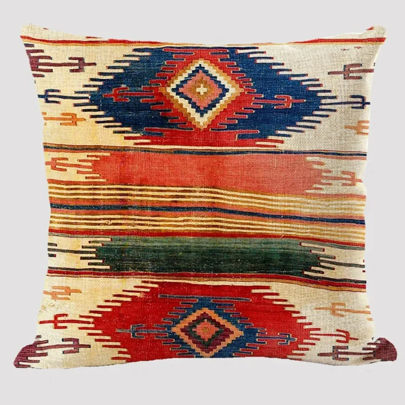 New Multicolors Abstract Ethnic Geometry Print Decorative Pillows