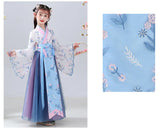 New Retro Girls' Chinese Hanfu Dress