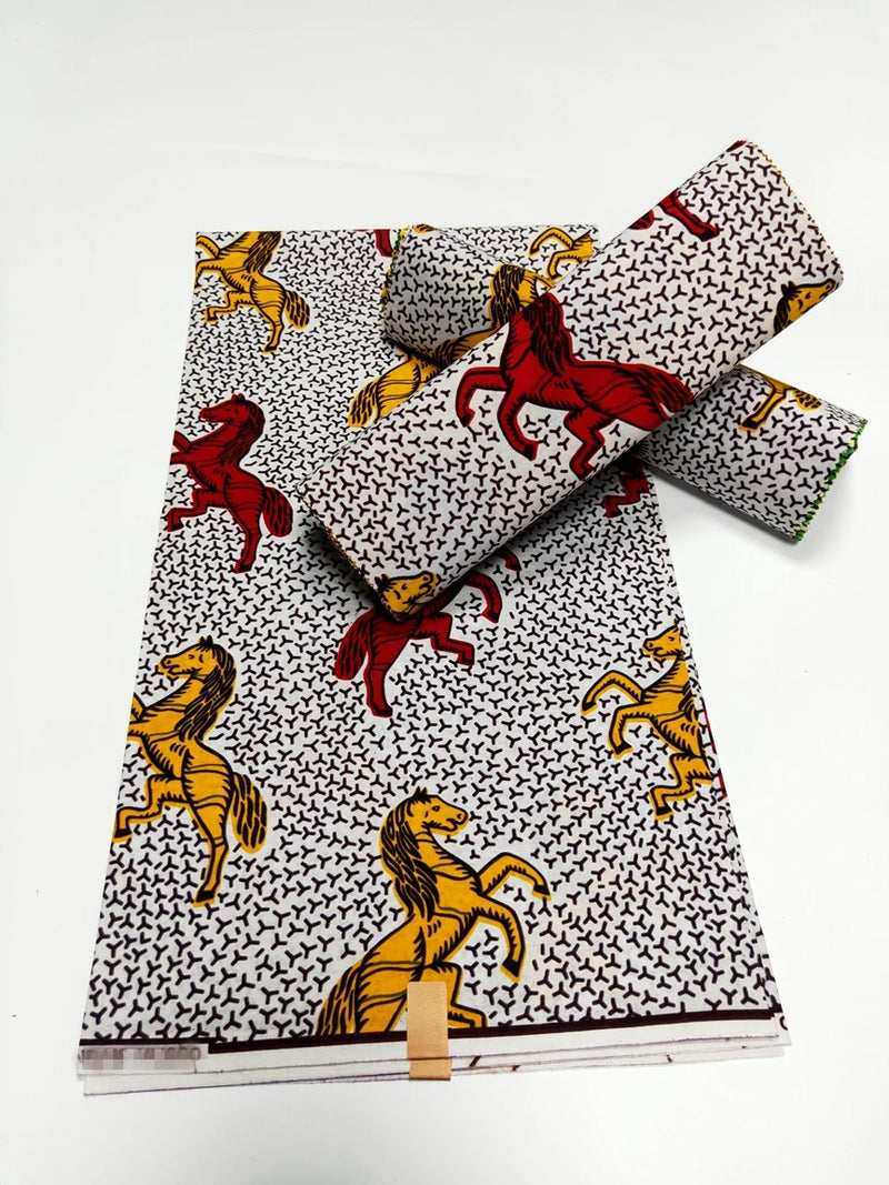 100% Cotton African Wax Print Fabric