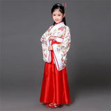 Children Girls Lion Dance China Clothing