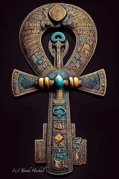 Black Golden Ancient Egyptian Art Prints 3D Posters