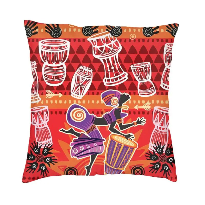 African Ethnic Motifs Cushion Cover