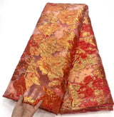 African Jacquard Brocade Luxury Fabric