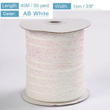 50Yards Metallic Glitter Velvet Ribbon