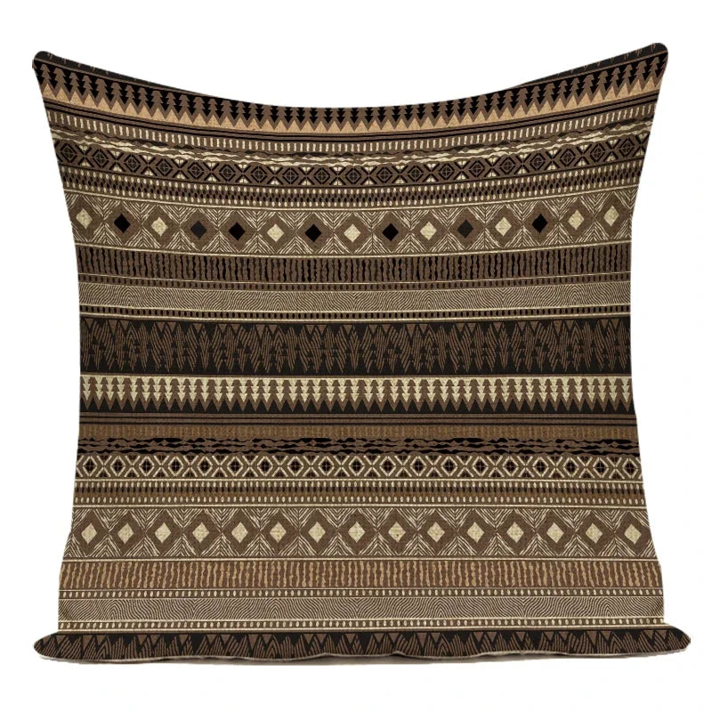 Polyester Boho Style Simple Geometric Decorative Pillows Cushion Cover for Living Room Decoration Pillowcase