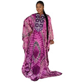 Women Tie Dyed Dashiki Couple Fashion Elegant Dress