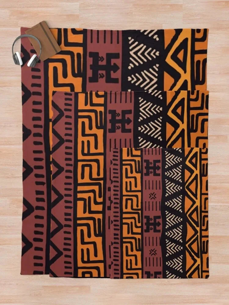 African tribal print Throw Blanket