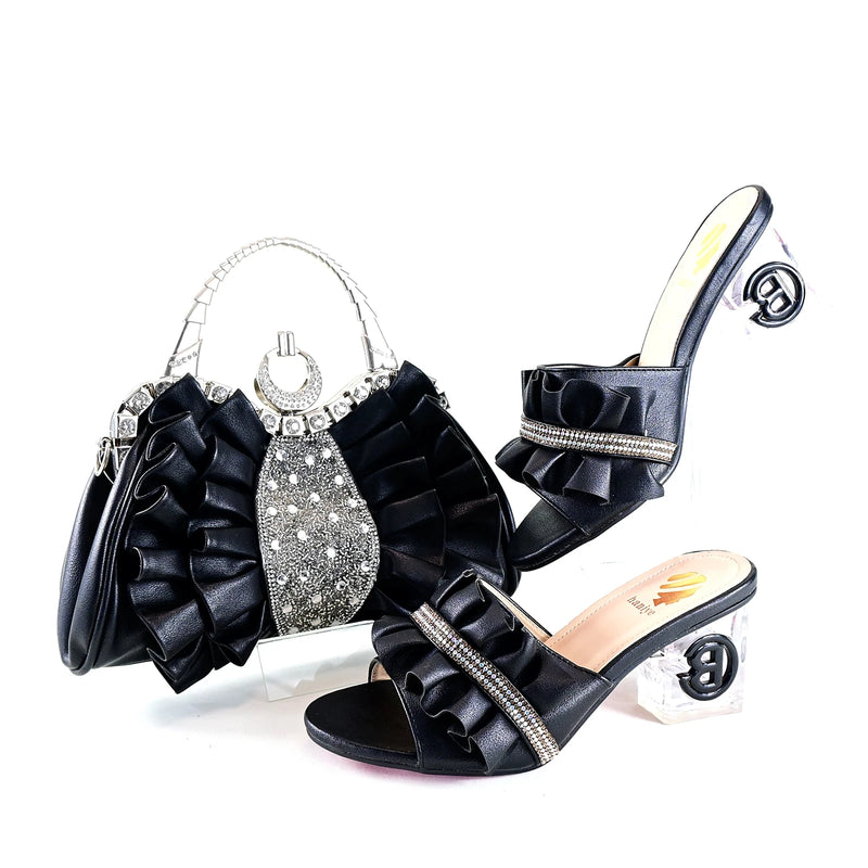 New 2023 Women Shoes and Bag Set