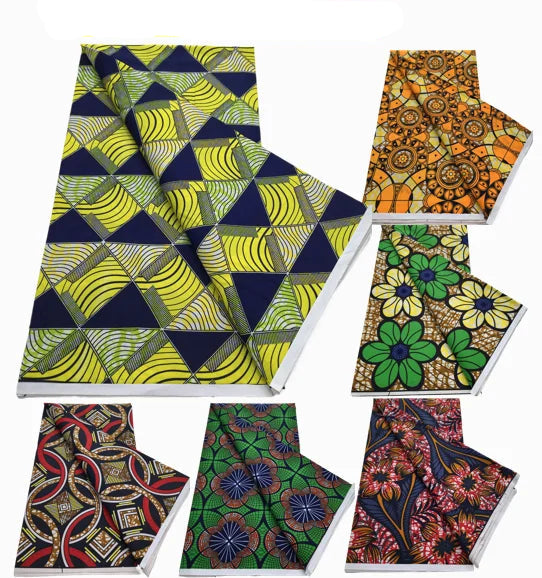 African Wax Block Batik Dutch fabric