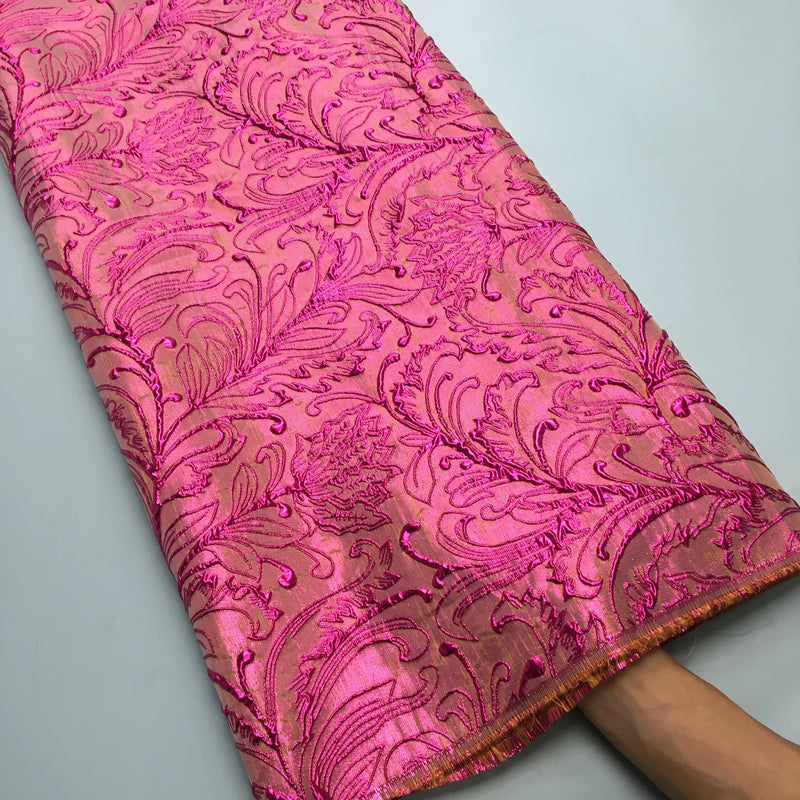 Kalume Jacquard African Gilding Lace Fabric